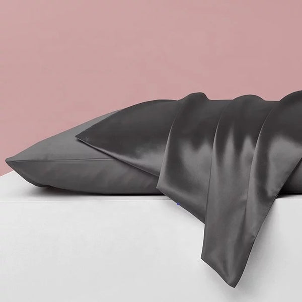 Black Satin Pillow Case