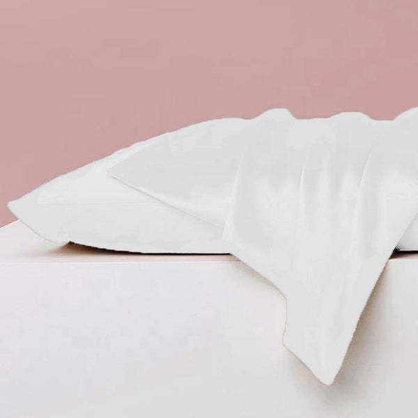 White Satin Pillow Case